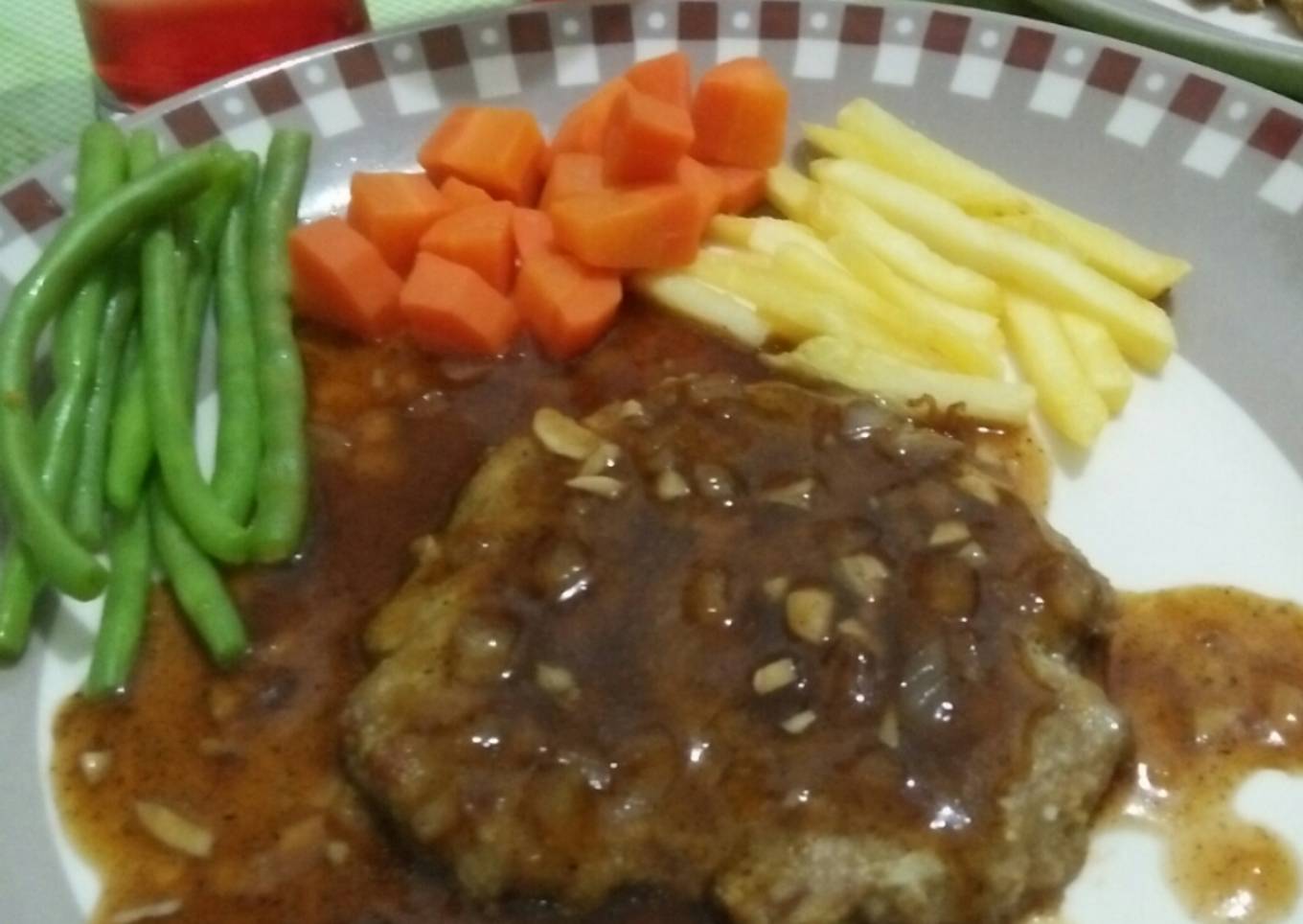 Beef steak homemade
