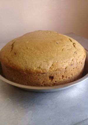 A picture of 1kg Blueberry naked cake. #Myvalentinerecipe.