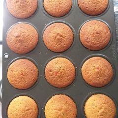 A picture of Rainbow Cuppies #Theme Challenge.