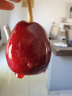 Una foto de Manzanas encarameladas
