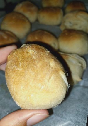 Foto resep Roti unyil energen kuaci modifikasi breakfast roll