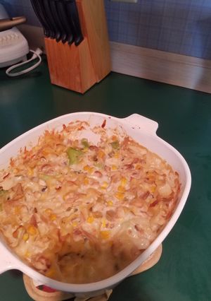 A picture of My Chicken Noodle Casarole.