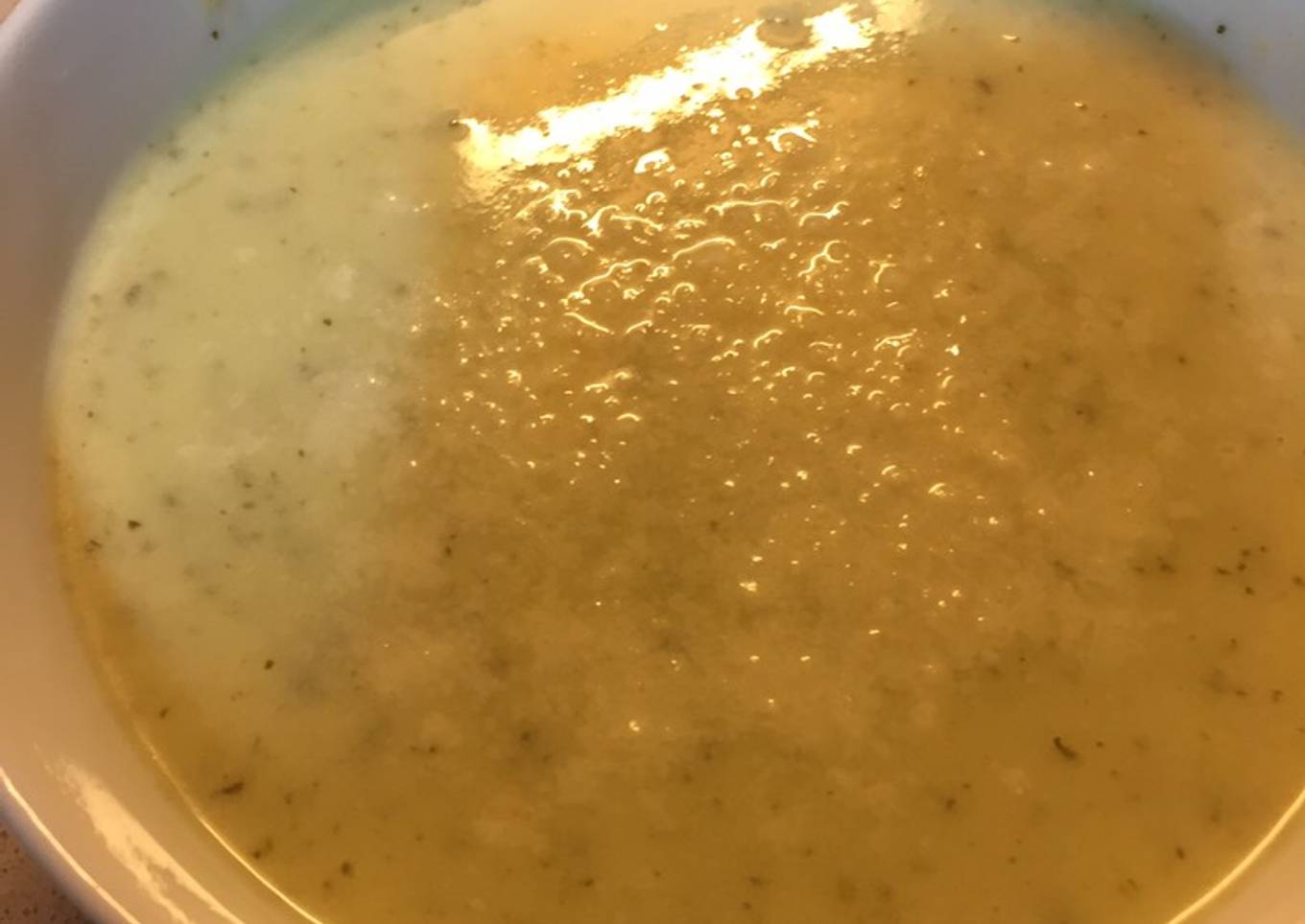 Crema de Calabacín con Parmesano