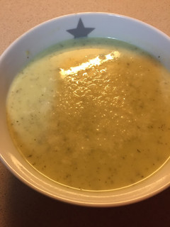 Una foto de Crema de Calabacín con Parmesano