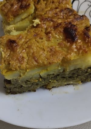صورة لوصفة صينية بطاطس 🥔بكفتة الكبدة والطحينة