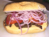 Sándwich de carne teriyaki