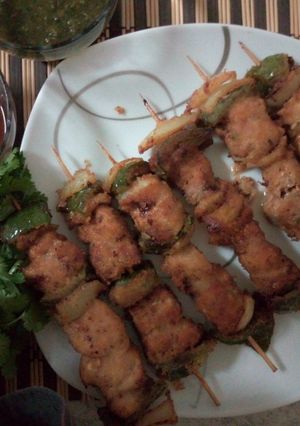 A picture of Fried Chicken stick #cookpadRamadan.