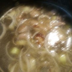 A picture of Lamb Broth for Lancashire Hot Pot.