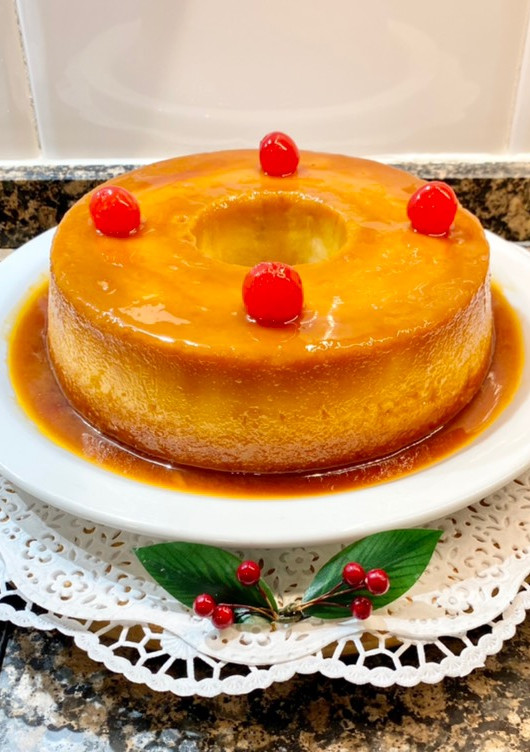 Una foto de Pudín de harina “sin gluten “