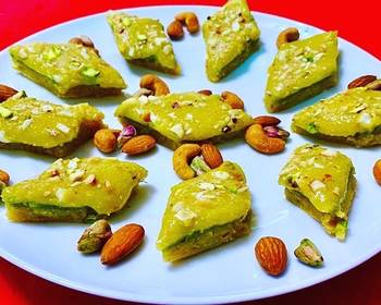 Fast Cooking Methods Kaju Pista Badam Burfi Most Delicious