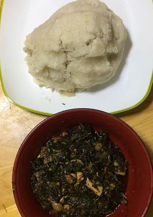 A picture of Vegetable soup.