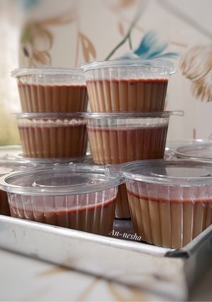 Foto resep Puding Kopi Fla Coklat