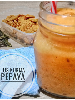 Foto resep Jus kurma pepaya