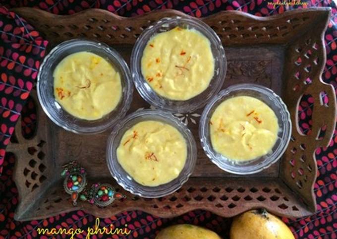 Recipe of Favorite Mango Phrini