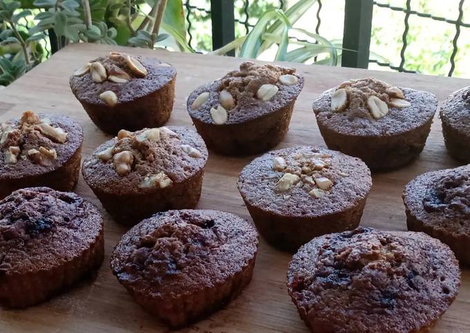 Muffins de zanahoria, azúcar mascabo y harina integral. Receta de silvia  dujan - Cookpad