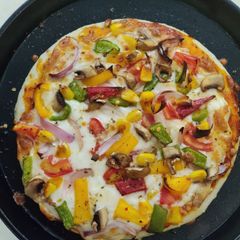 A picture of Homemade pizza.
