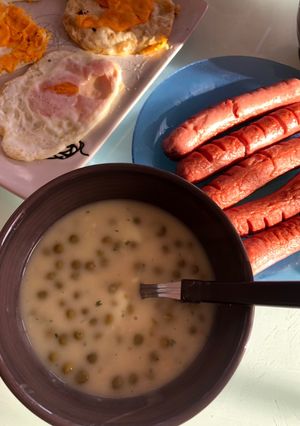 Cukorborsó főzelék recept fotója
