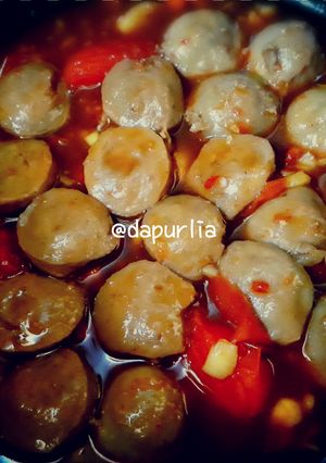 Foto resep Oseng baso sapi pedas manis