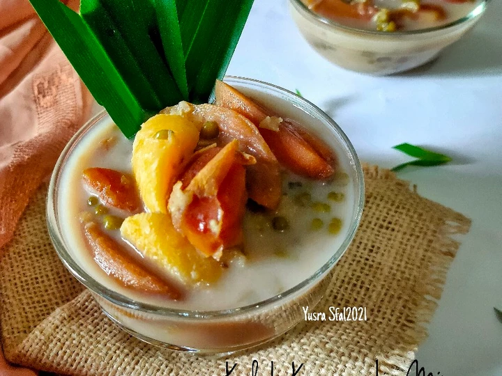 Cara Mudah Menyiapkan Resep  Kolak kacang ijo mix Pisang Kurma dan sawo yang Menggugah Selera, Bisa Manjain Lidah