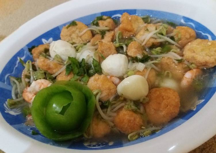 Telur Puyuh Baso Tahu