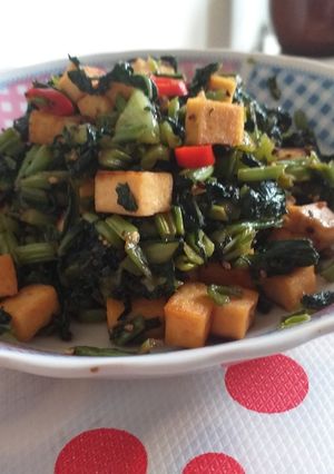 豆干炒雪裡紅 的食譜成品照片
