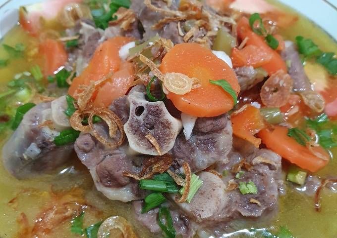 Resep Sop Buntut Anti Gagal