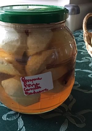 Une photo de Pommes et poires au sirop cannelle et badiane