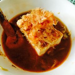 A picture of Crustacean tofu ala Belle.
