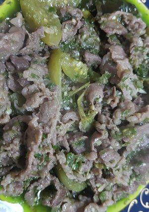 Foto resep Daging Cabe Hijau