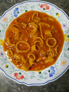 Una foto de Calamares en Salsa Americana