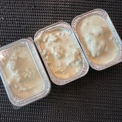 A picture of Home Made Clotted cream - WOW your worth it :P.