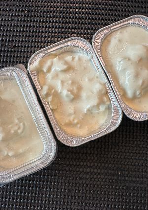 A picture of Home Made Clotted cream - WOW your worth it :P.