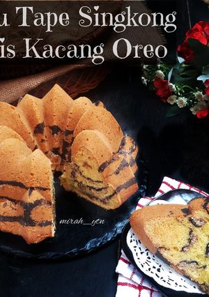 Foto resep Bolu Tape Singkong Lapis Kacang Oreo