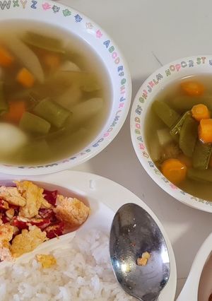 Foto resep Kids Menu: Sop Wortel Kapri Labu