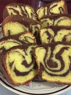 Foto resep Marmer cake / marbel cake dengan rempah spekuk