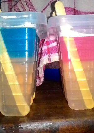 Foto resep Jelly stik 2 warna