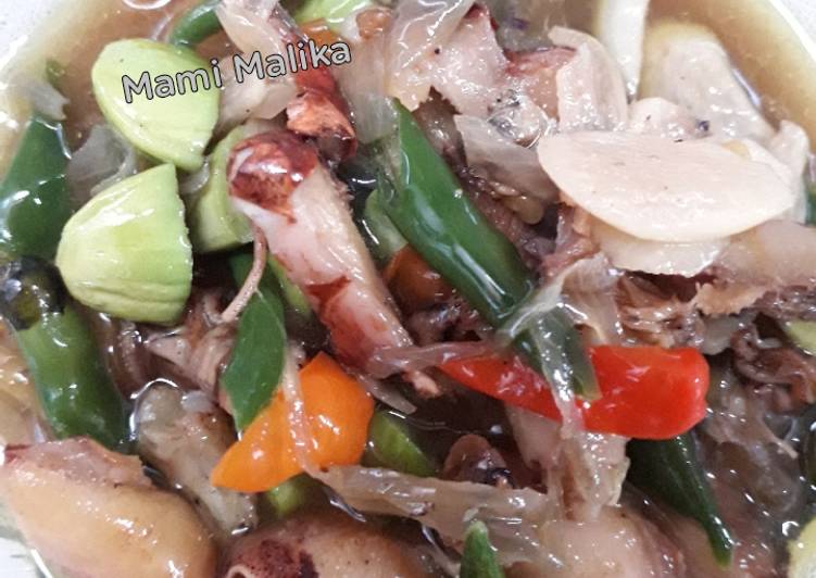 Cara mudah mengolah Tumis cumi asin pelangi, Bisa Manjain Lidah