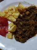 Rost beef salteado con papas fried