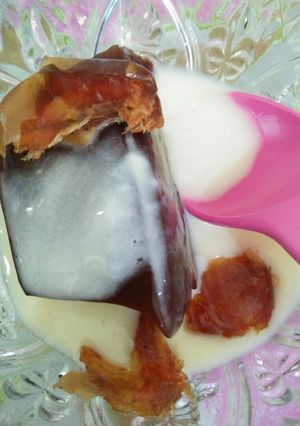 Foto resep Puding Cokelat Saus Vla Kurma