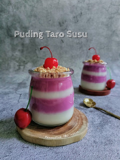 Foto resep Puding Taro Susu