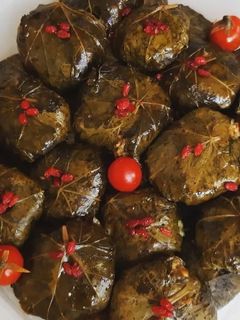 عکسی از دستور دلمه برگ مو