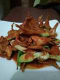 Ikan asin goreng garing sambel pete