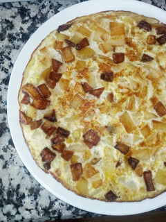Una foto de Tortilla de papas con cebolla