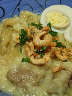 A picture of Arroz caldo de jeneva.