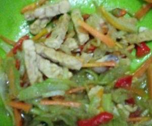 Resep mudah Oseng labu wortel + tempe Paling Enak