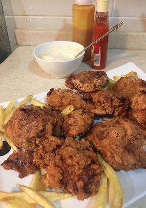صورة لوصفة بروستد 🍗🍟