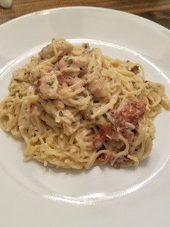 A picture of Chicken Bacon Caesar Pasta.
