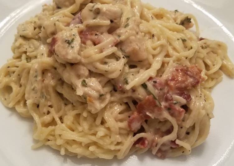 Recipe of Quick Chicken Bacon Caesar Pasta