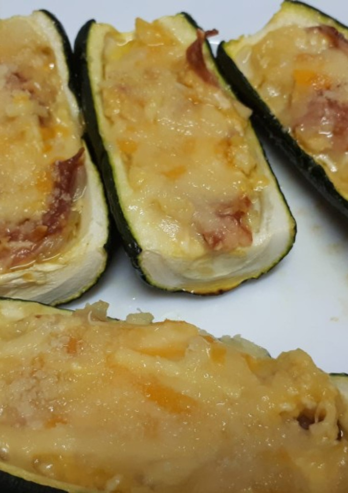 Una foto de Calabacines rellenos