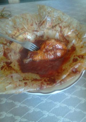 A picture of Mixiotes de Pollo <3.